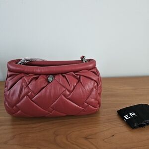 Kurt Geiger London kensington quilted leather clutch